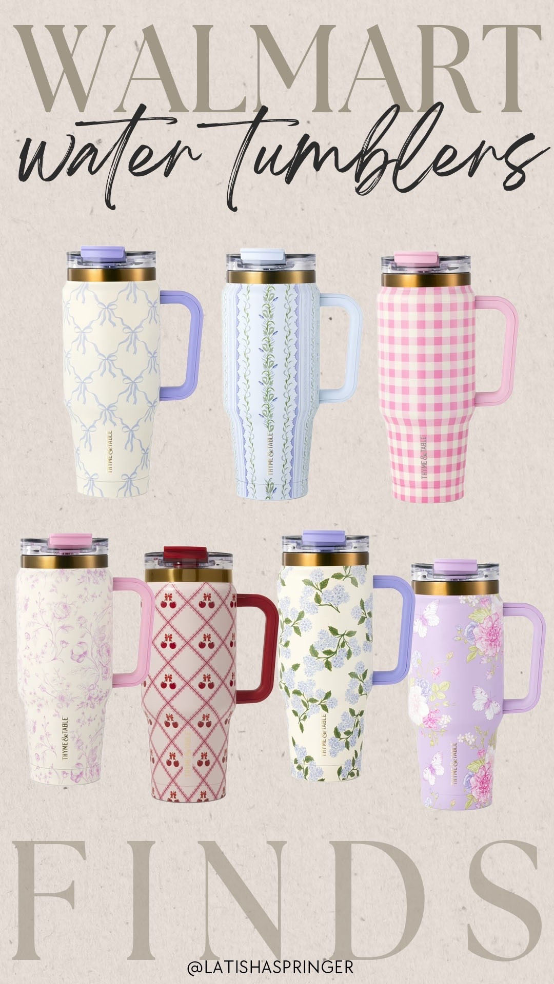 The cutest water tumblers under $20!

#walmartfinds

Walmart finds. Walmart home. Walmart new arrivals. Walmart water tumbler. Look for less water tumbler. 

#LTKHome #LTKSeasonal #LTKmomlife