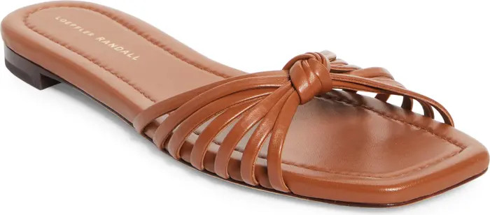 Izzie Knotted Slide Sandal (Women) | Nordstrom