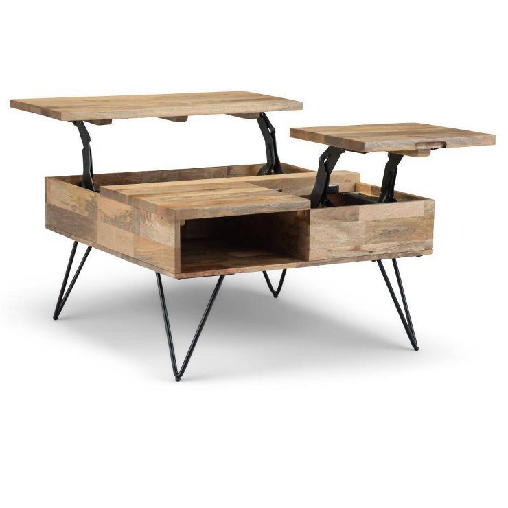 32" Moreno Lift Top Square Coffee Table Natural - WyndenHall | Target