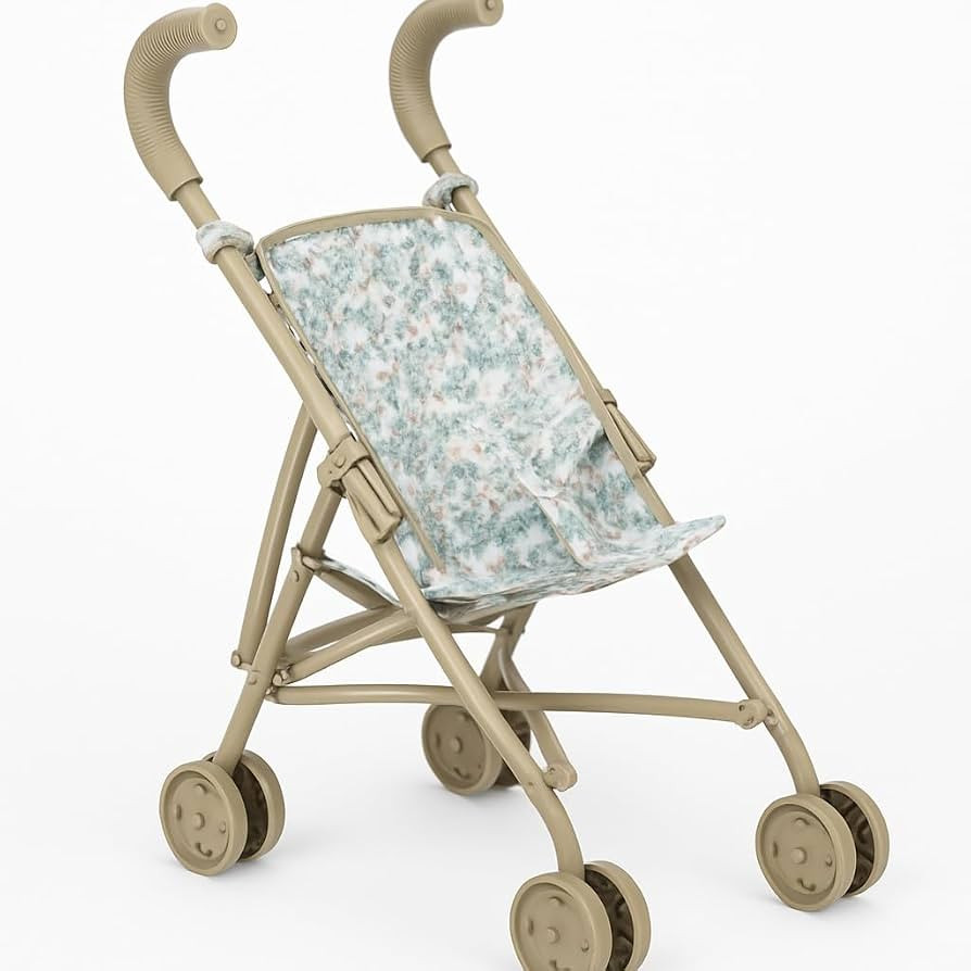 Doll Stroller – Neutral Color Lightweight & Flexible Stroller - Baby Doll Stroller for Kids 3+ ... | Amazon (US)