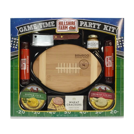 Hillshire Farm Gametime Party Holiday Meat and Cheese Assortment Gift Set, 19.6oz | Walmart (US)