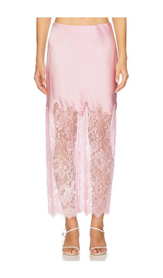 Ilene Skirt in Pink Magnolia | Revolve Clothing (Global)