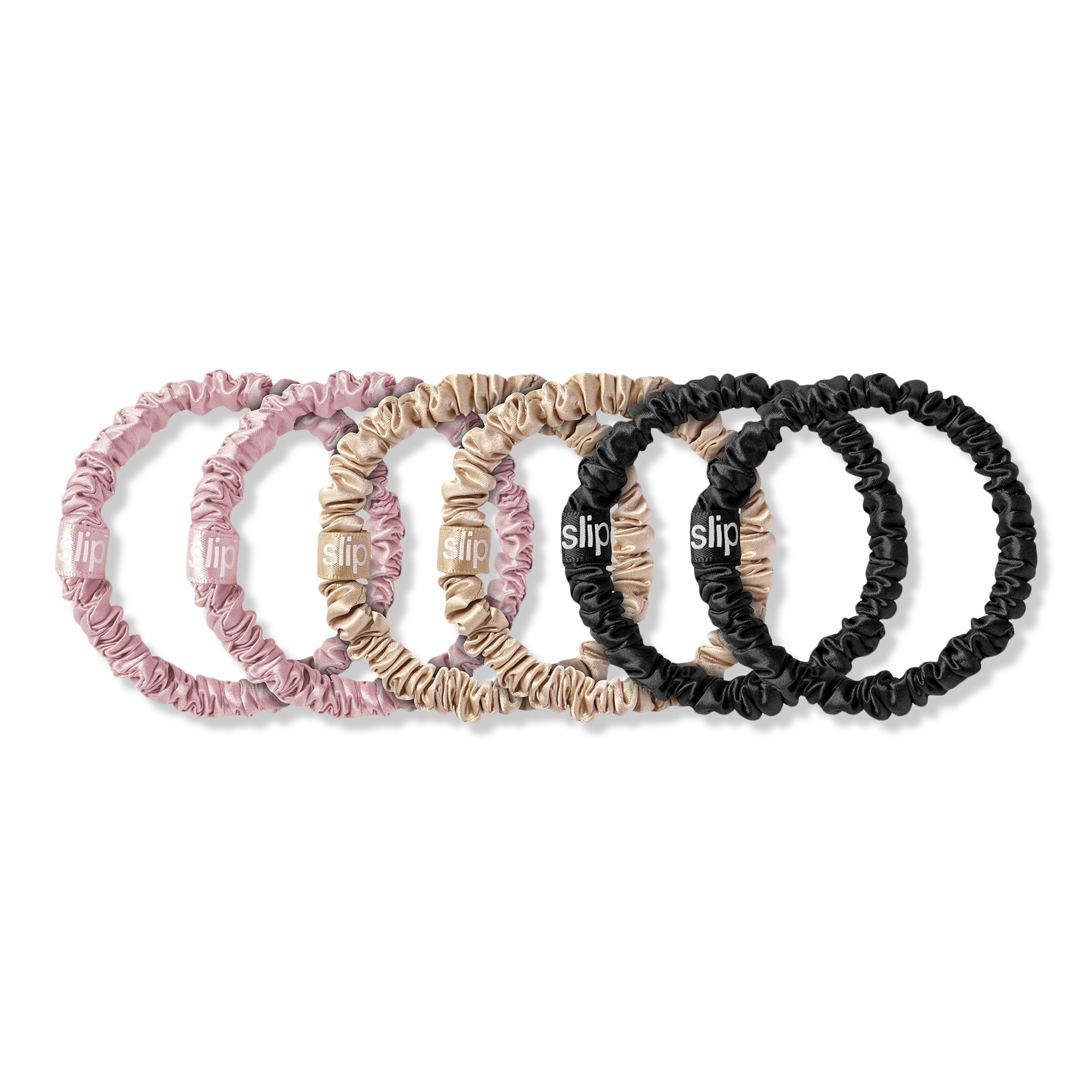Pure Silk Skinny Scrunchies 6pc Set | Ulta