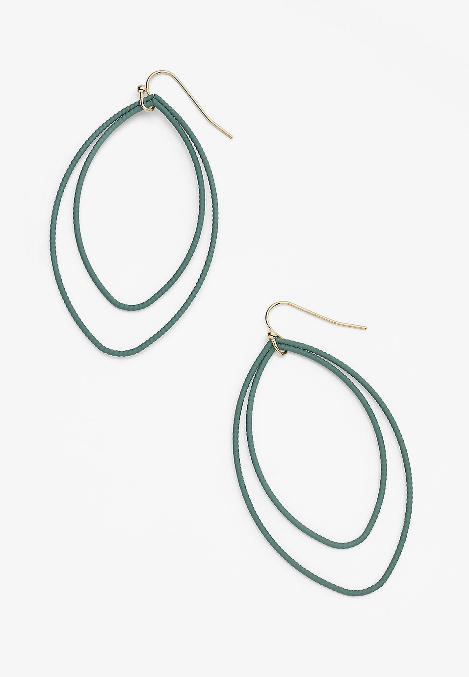 Double Almond Drop Earrings | Maurices