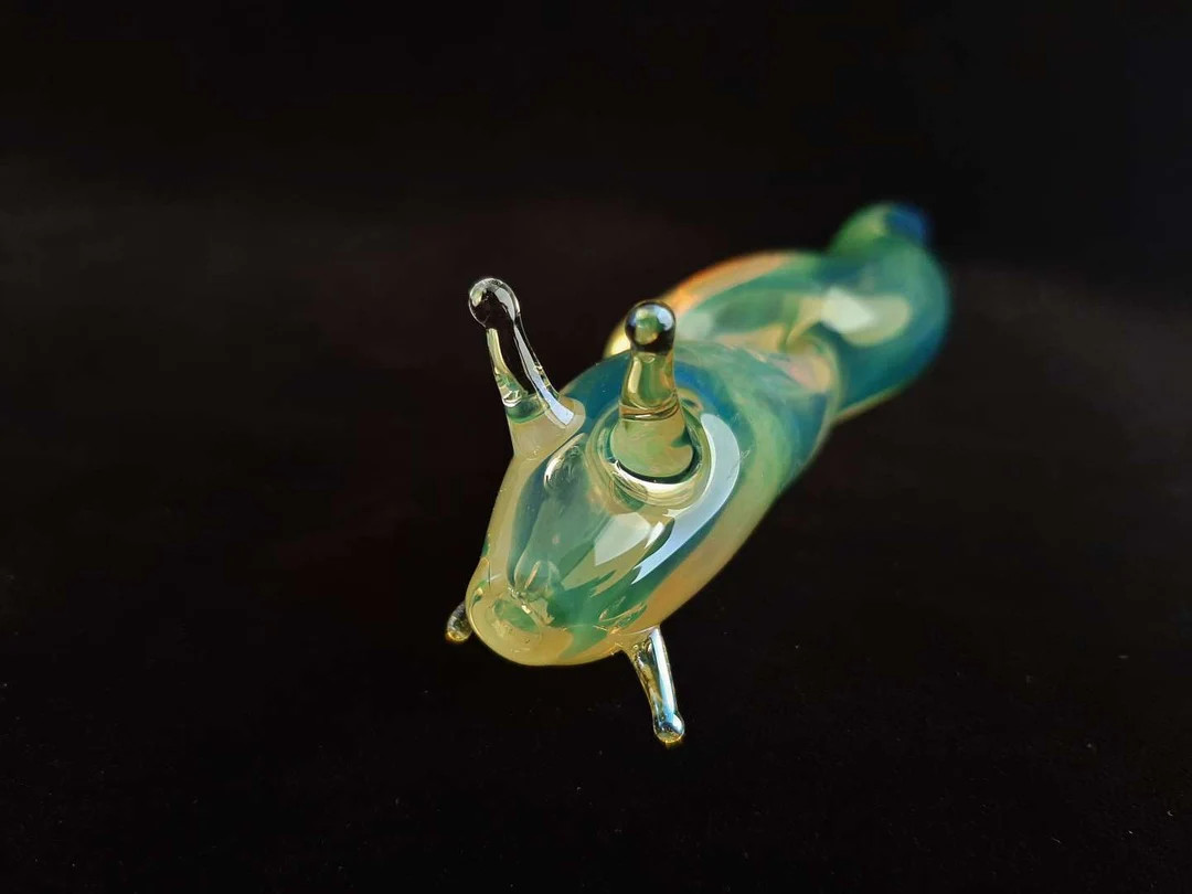 Glass Slug Pipe New Version Color Changing unique Glass Art Immediate Shipping - Etsy | Etsy (US)
