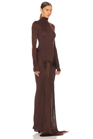 Slinky Jersey Sarong Maxi Dress
                    
                    Helsa | Revolve Clothing (Global)