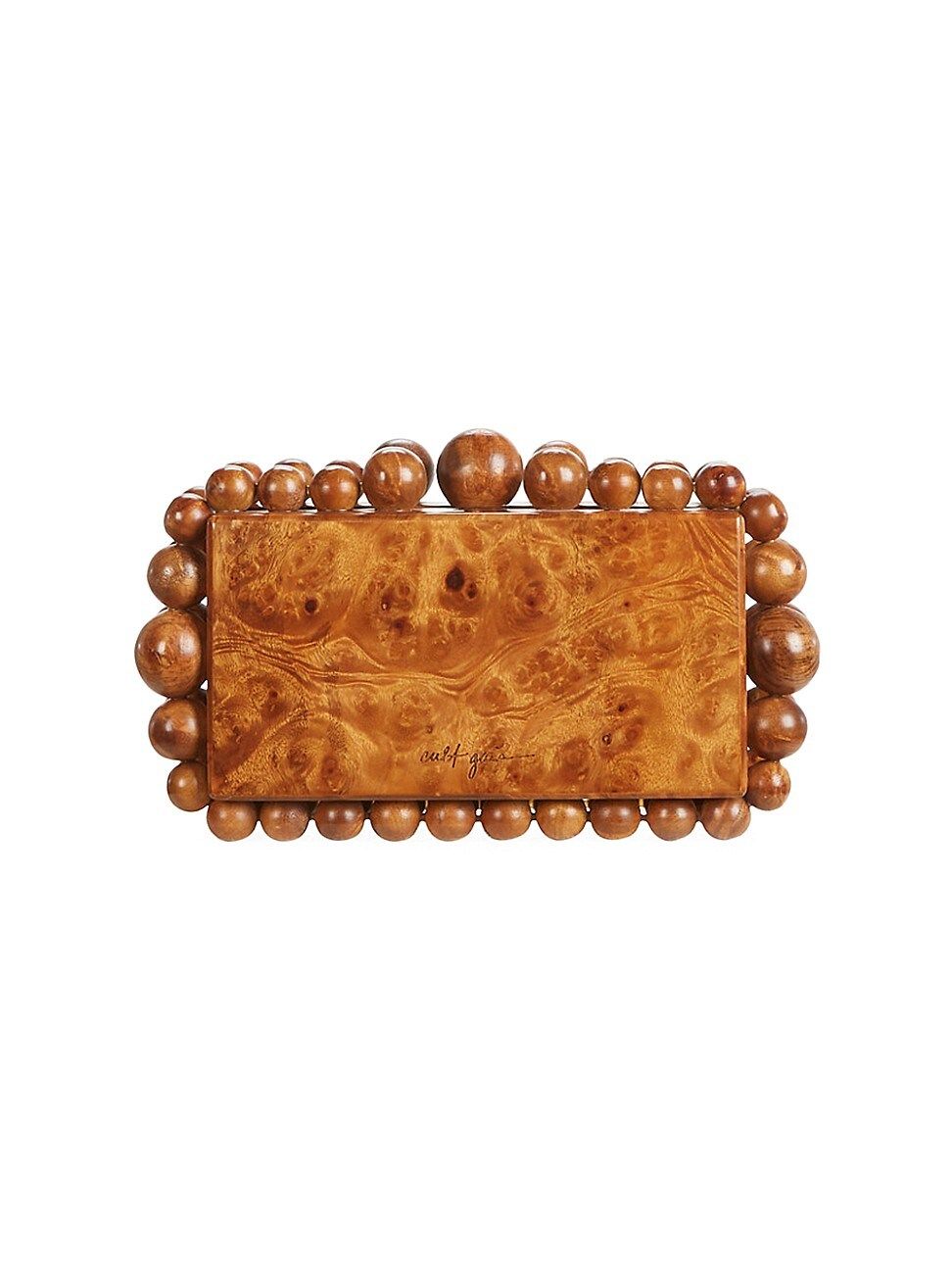 Eos Beaded Wood Box Clutch | Saks Fifth Avenue