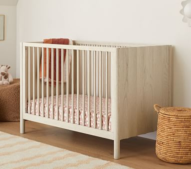 west elm kids x pbk x Sarah Sherman Samuel Scalloped Convertible Crib | Pottery Barn Kids