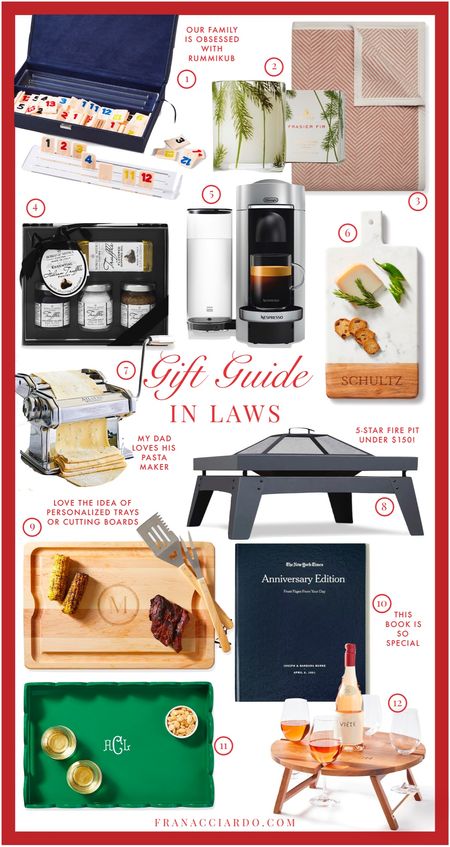 Gift guide and gift ideas for in laws and boyfriend/girlfriends parents! 

A lot of personalized ideas and many under $50 as well — a lot are still on sale today for Cyber Monday

#LTKGiftGuide #LTKfindsunder50 #LTKCyberWeek