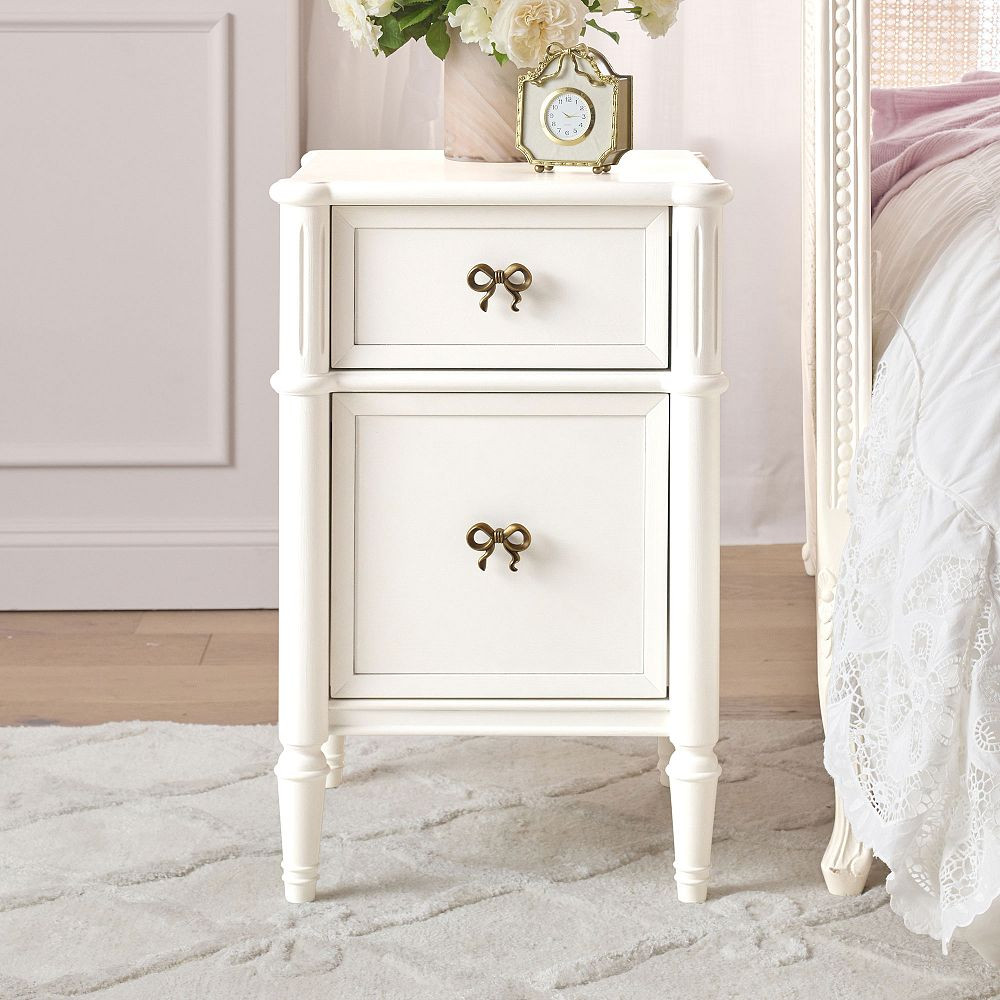 LoveShackFancy Bow Nightstand (16.5d") | Pottery Barn Teen