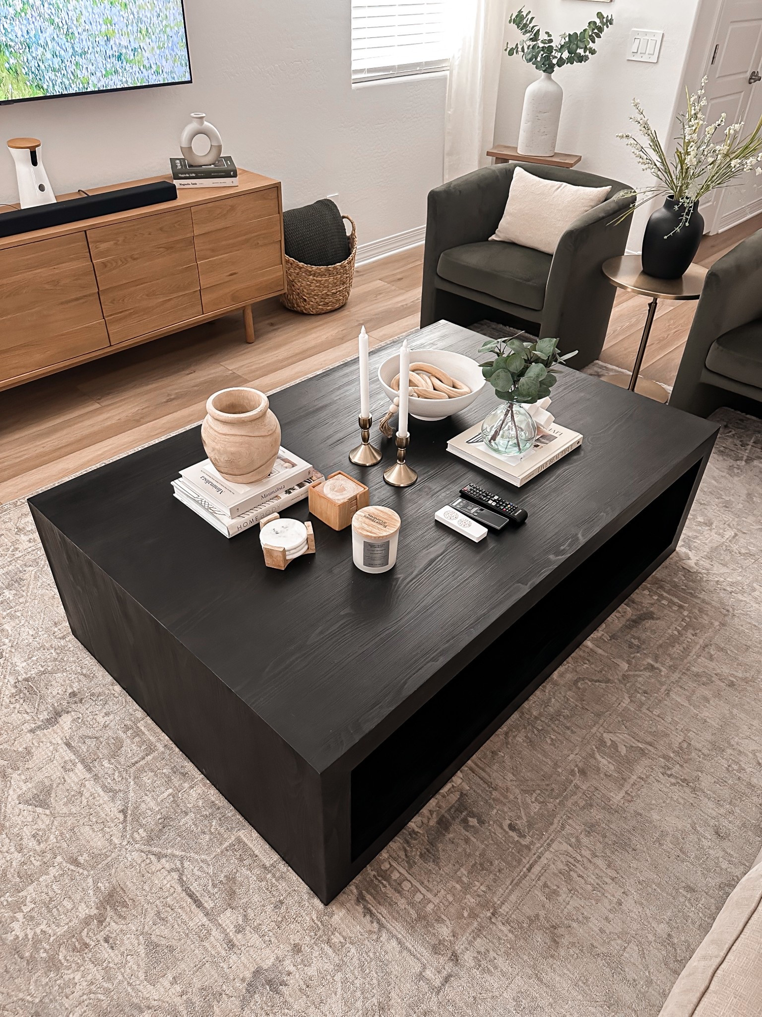 Our coffee table is on sale this weekend!! It never goes on sale 👀