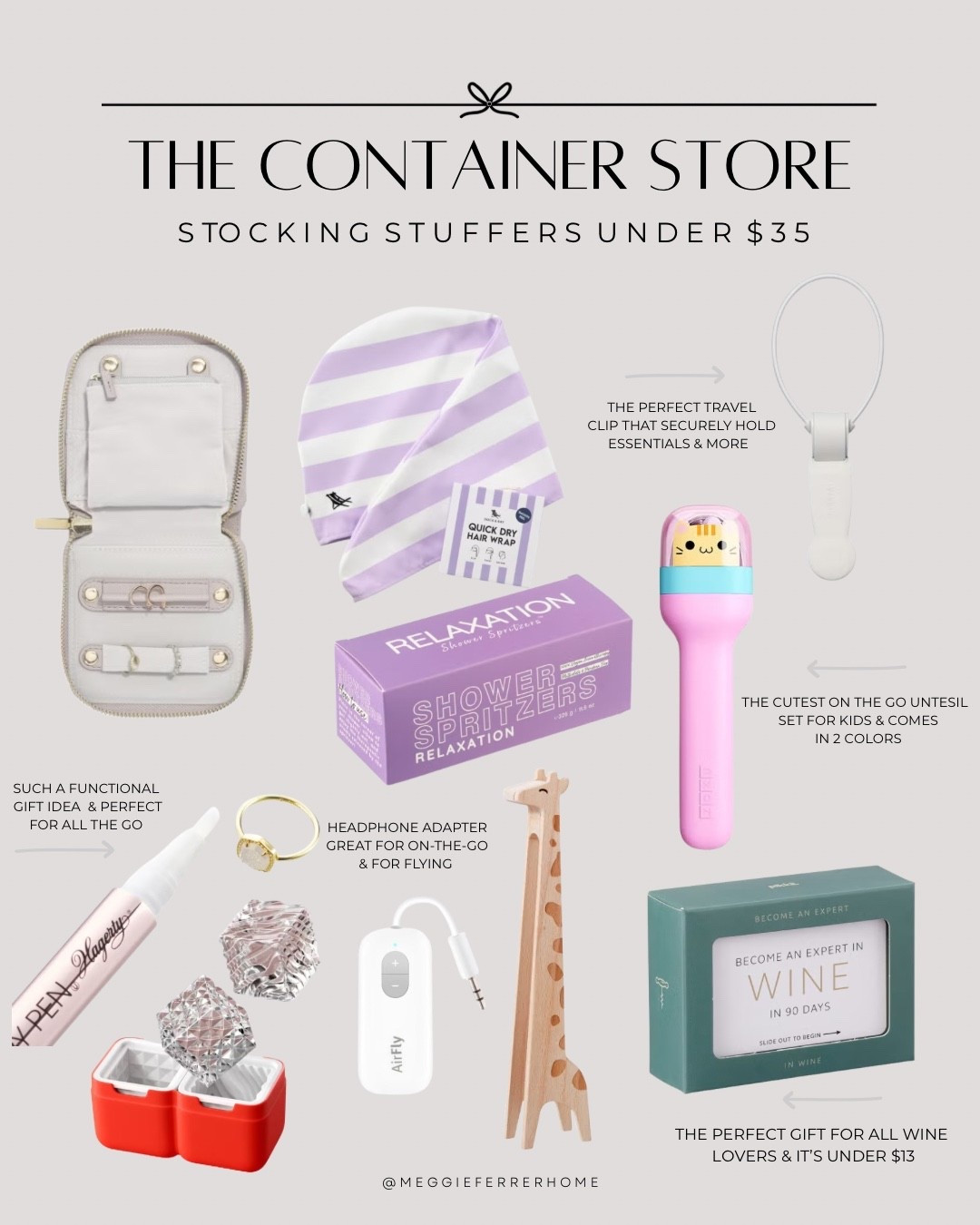 
#ad I found the best stocking stuffers @TheContainerStore, and every single one here is under $35. ✨🎁 
From travel must-haves to kid-approved surprises to beauty + wine lover favorites… it finally feels easy to fill a stocking with things people will actually use and love! 💕 

#TheContainerStore #paidlink


#LTKGiftGuide #LTKFindsUnder50 #LTKHoliday