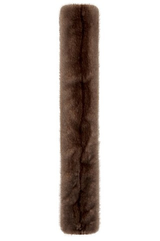Lovers and Friends Faux Mink Scarf in Taupe from Revolve.com | Revolve Clothing (Global)