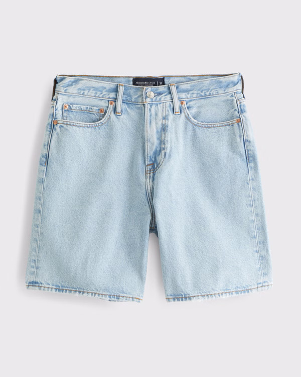 Men's Loose Denim Short | Men's Bottoms | Abercrombie.com | Abercrombie & Fitch (US)