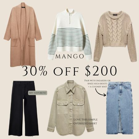 Mango picks - my favorite denim in the bottom left! 

Code: extra30



#LTKSale