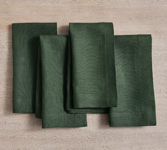 Mason Oversized Linen Napkins | Pottery Barn (US)