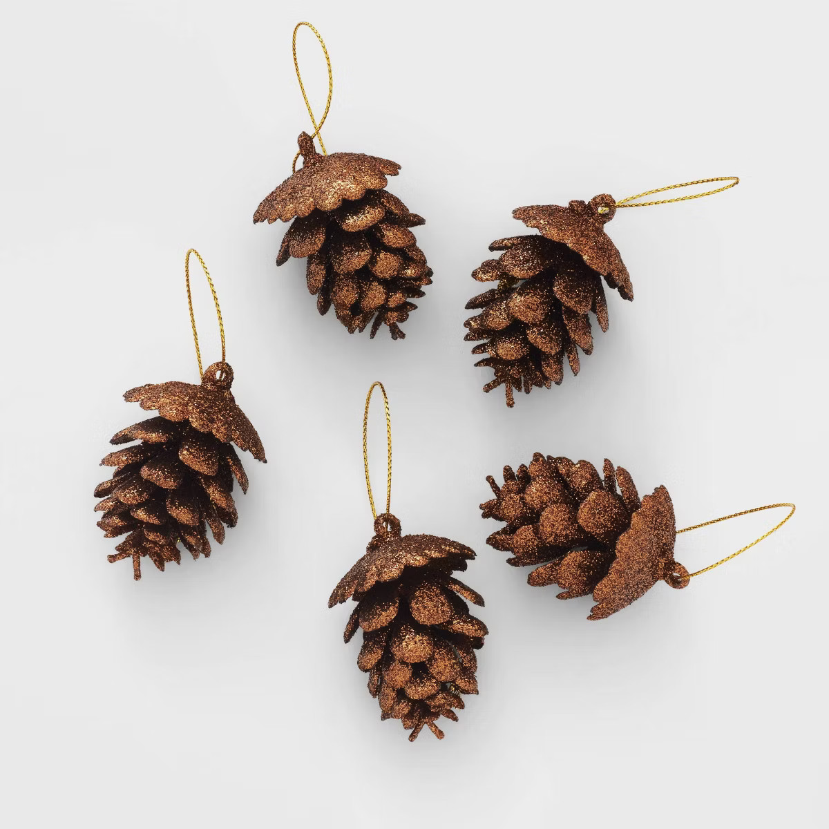 8ct Glittered Pinecone Christmas Tree Ornament Set - Wondershop™ | Target