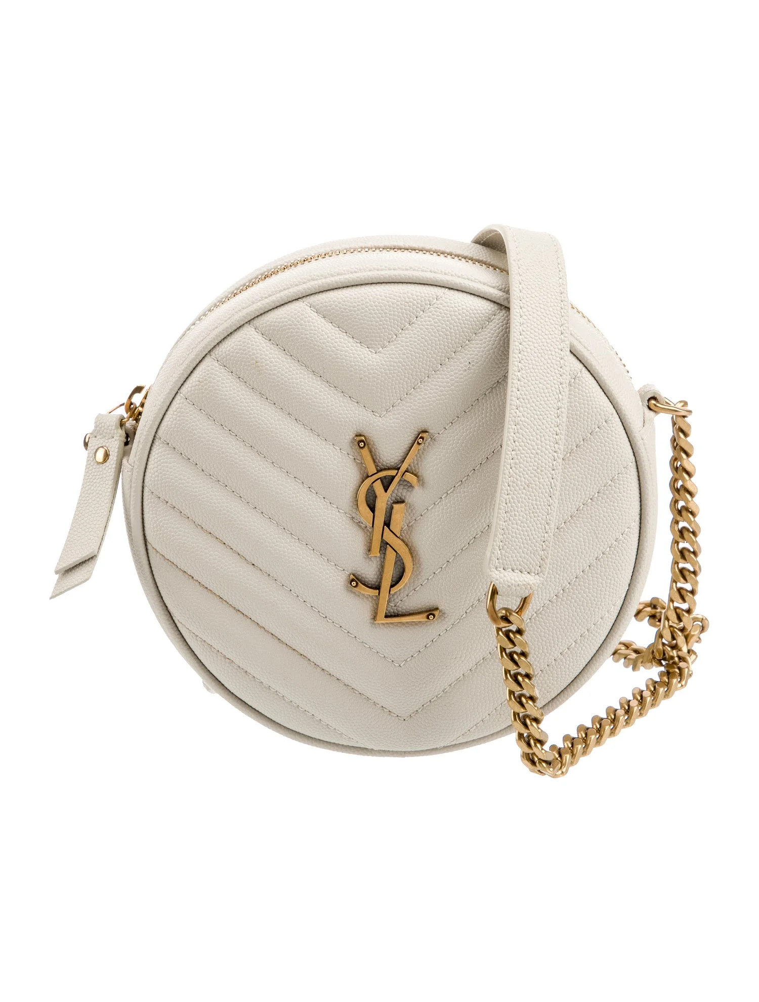 Saint Laurent Quilted Lou Camera - Neutrals Crossbody Bags, Handbags - SNT456880 | The RealReal | The RealReal
