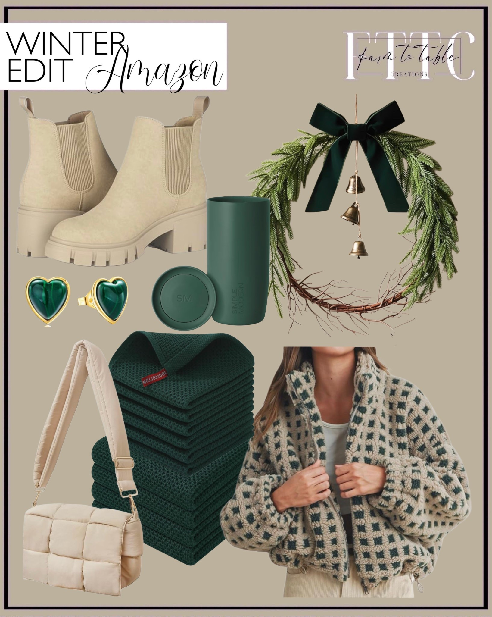 Amazon Winter Edit – Cozy Neutral Finds for Home & Everyday Style

Follow @farmtotablecreations on Instagram for daily home finds, cozy styling, and Amazon favorites.

This winter edit is full of neutral, everyday pieces I’m loving right now—from cozy layers and chic winter boots to simple home accents that add warmth without feeling seasonal or overdone. These are the kind of finds that mix beautifully with what you already own and transition right into early spring. Timeless, practical, and easy to style for both home and everyday wear.

#amazonfinds #amazonhome #amazonfashion #winteredit #neutralstyle #cozyhome #winterstyle #everydaywear #homefavorites #pillows #rugs #livingroomfurniture #ootd #ootn

#LTKSaleAlert #LTKHome #LTKootd
