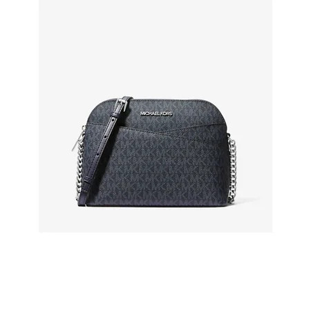 Michael Kors Jet Set Travel Medium Signature Logo Dome Crossbody Bag | Walmart (US)