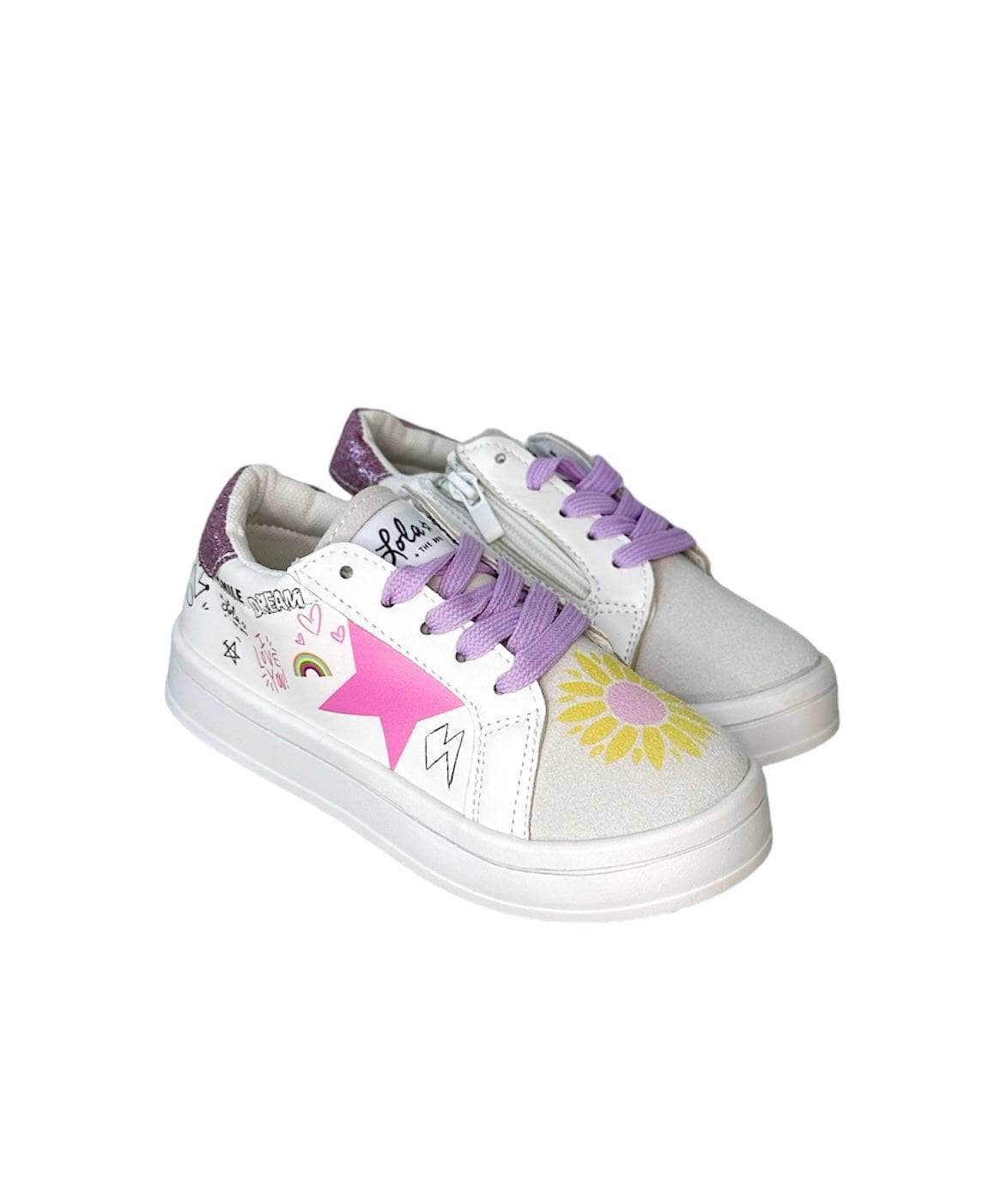 Rainbow Sunflower Sneaker | Lola + The Boys