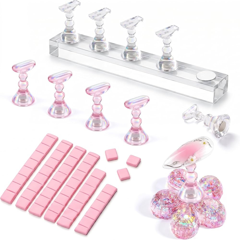 Makartt Nail Stand Kit: Magnetic Nail Holder for Press-On Nail Art Painting | Amazon (US)