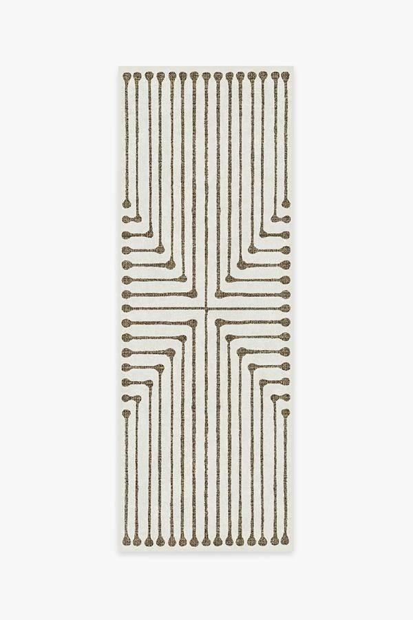 Jonathan Adler Inkdrop Black & Ivory Rug | Ruggable
