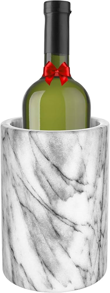 Modern Innovations Marble Wine Chiller Bucket - Wine Bottle Cooler for Parties – Keep Beverages... | Amazon (US)