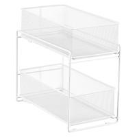 White 2-Drawer Mesh Organizer | The Container Store