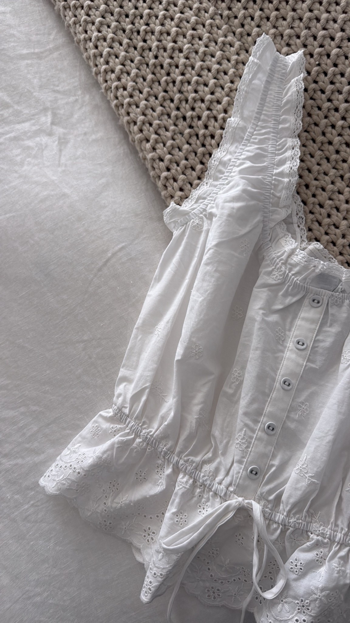 Cute target eyelet top $25 runs TTS