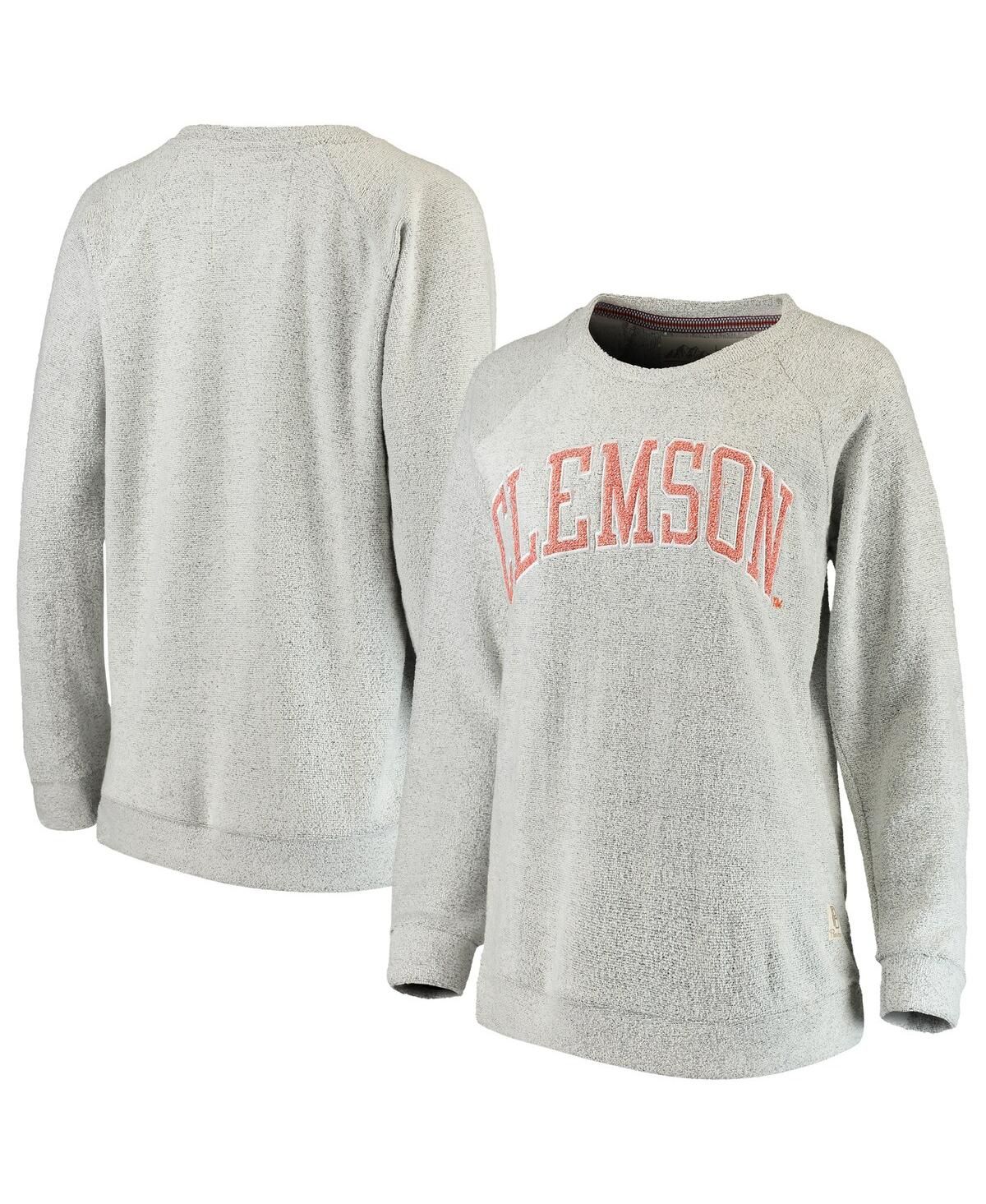 Women's Gray Clemson Tigers Helena Comfy Sweatshirt | Macys (US)