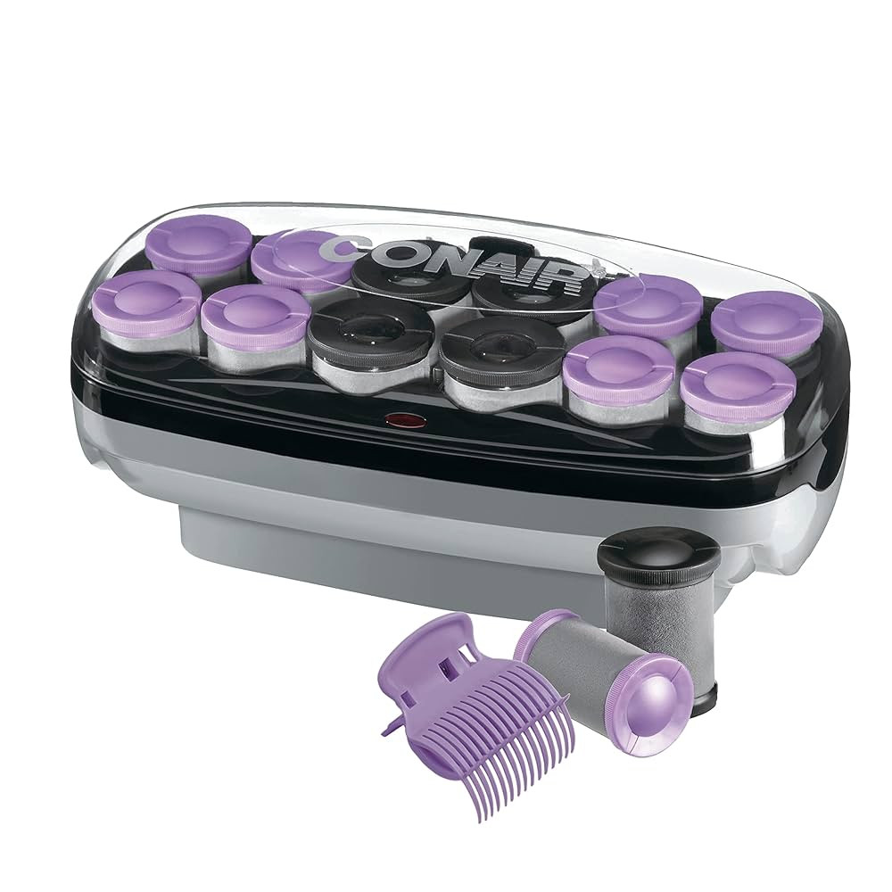 Conair Hot Rollers Hair Curlers for Long, Medium and All Hair | Heated Rollers with Roller Clips ... | Amazon (US)