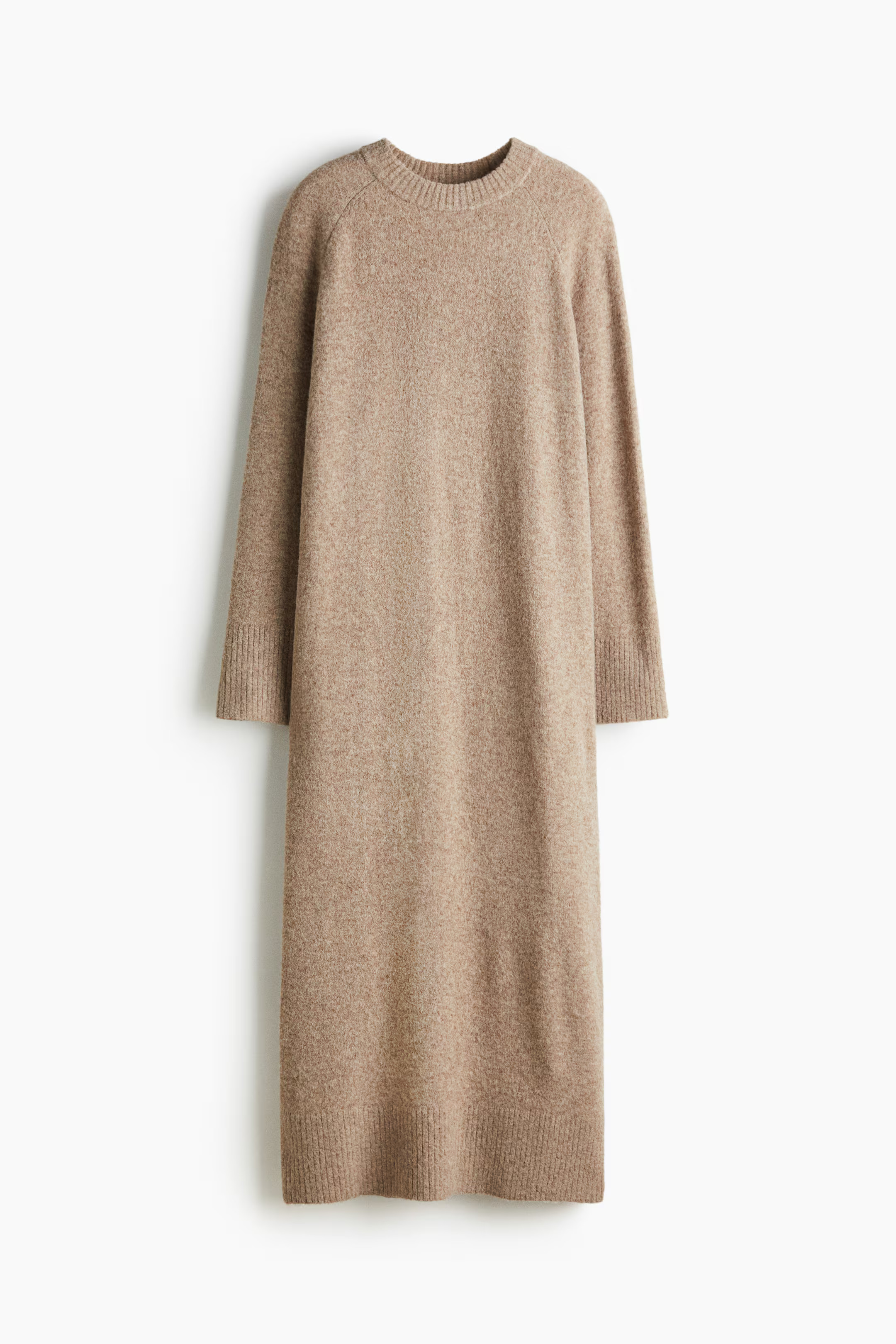 Knit Maxi Dress - Dusty beige - Ladies | H&M US | H&M (US + CA)