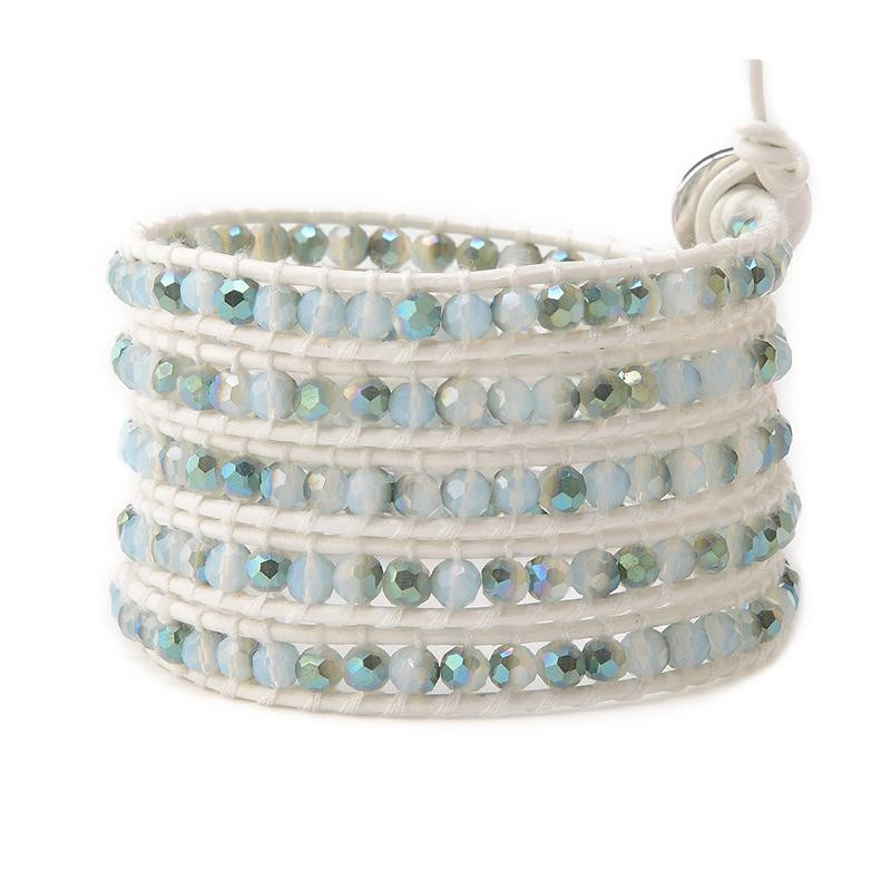 Clear Sky Crystals on White | Victoria Emerson