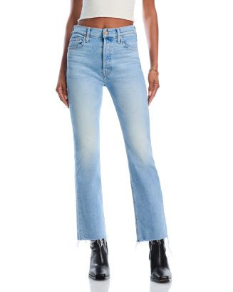 The Tripper Flood High Rise Fray Flare Jeans in Look Ma No Hands | Bloomingdale's (US)