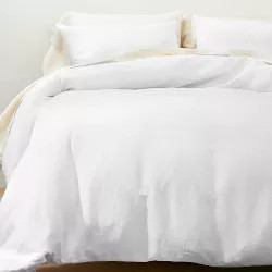Heavyweight Linen Blend Duvet & Pillow Sham Set - Casaluna™ | Target