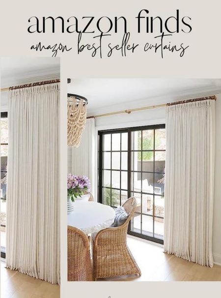 Best seller amazon curtains. Budget friendly. For any and all budgets. Glam chic home, French Country Style, Parisian Chic. Home decor and
