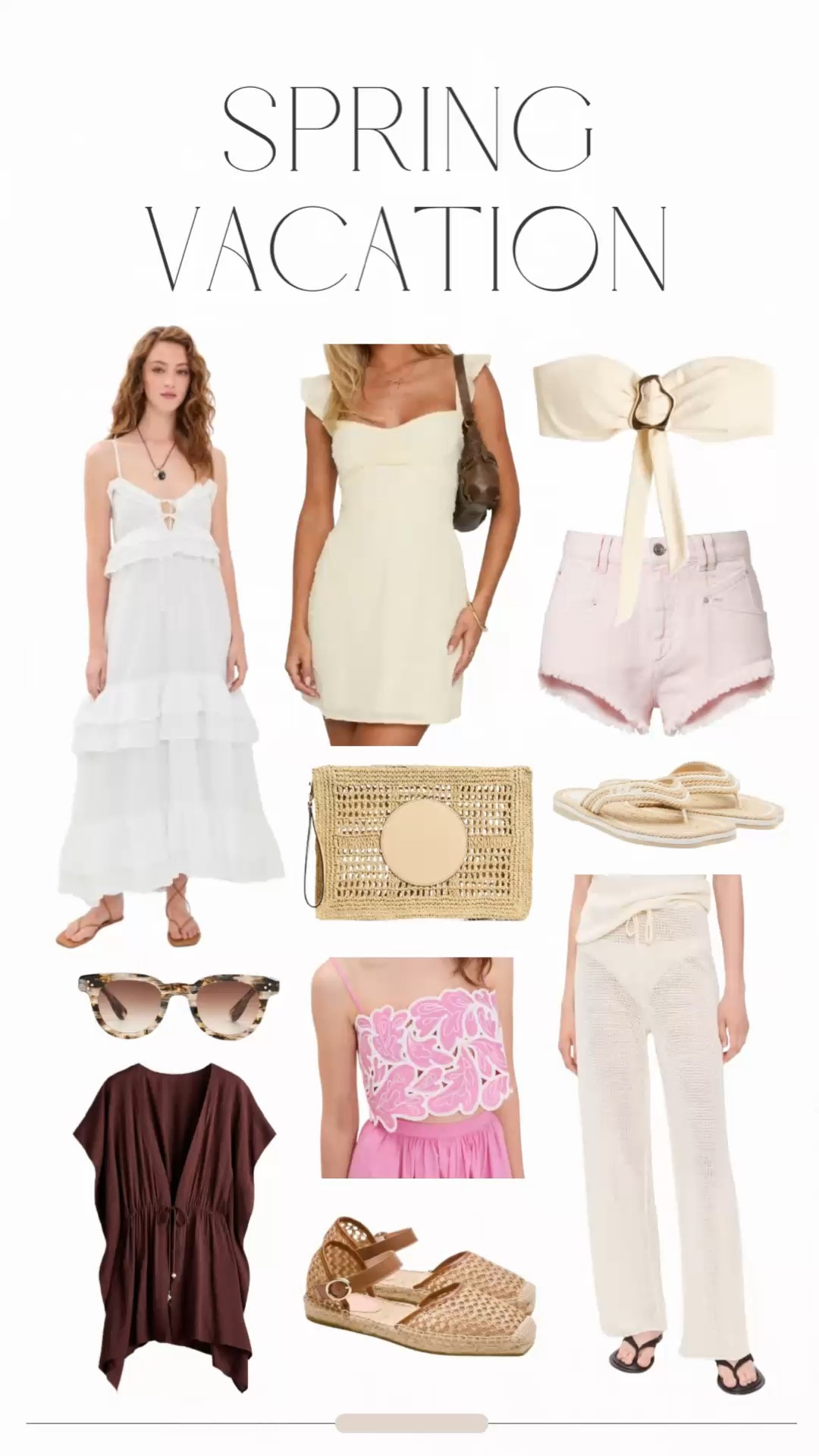 spring outfit for vacation 
.
.

resort vacation outfit. summer aesthetic. summer vibes. summer looks. vacation outfits. beach outfit. summer beach outfit. coverup beachwear. swimsuit. fashion favorites. tote bag. 

#LTKSeasonal #LTKsummer #LTKspring  #LTKstyletip 