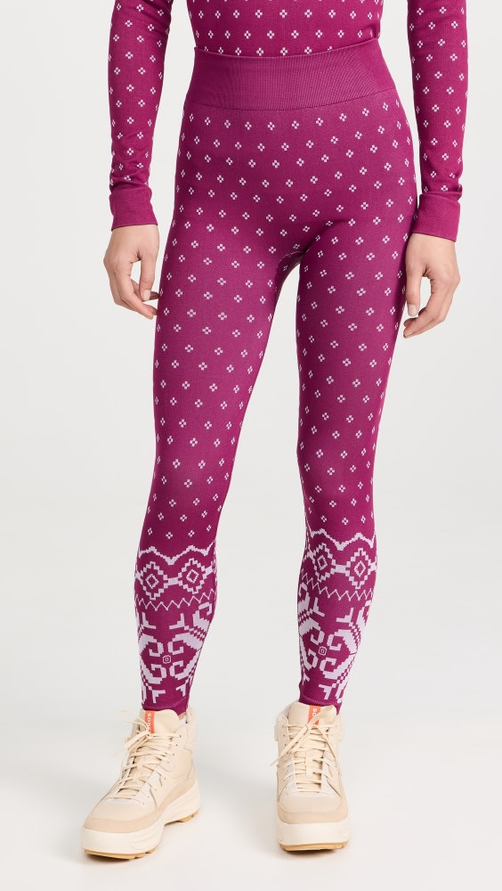Sweaty Betty Modal Fair Isle Base Layer Leggings | Shopbop | Shopbop