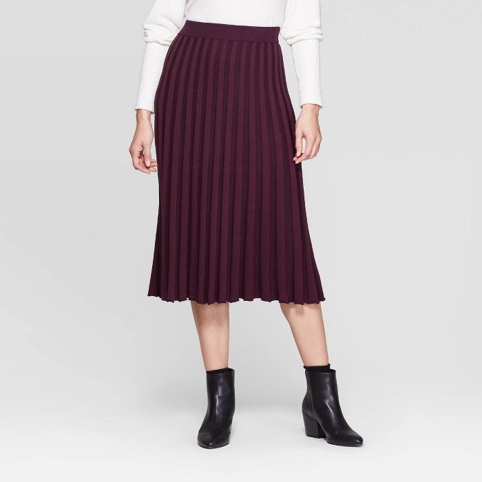 Women's Mid-Rise Sweater Skirt - A New Day™ | Target
