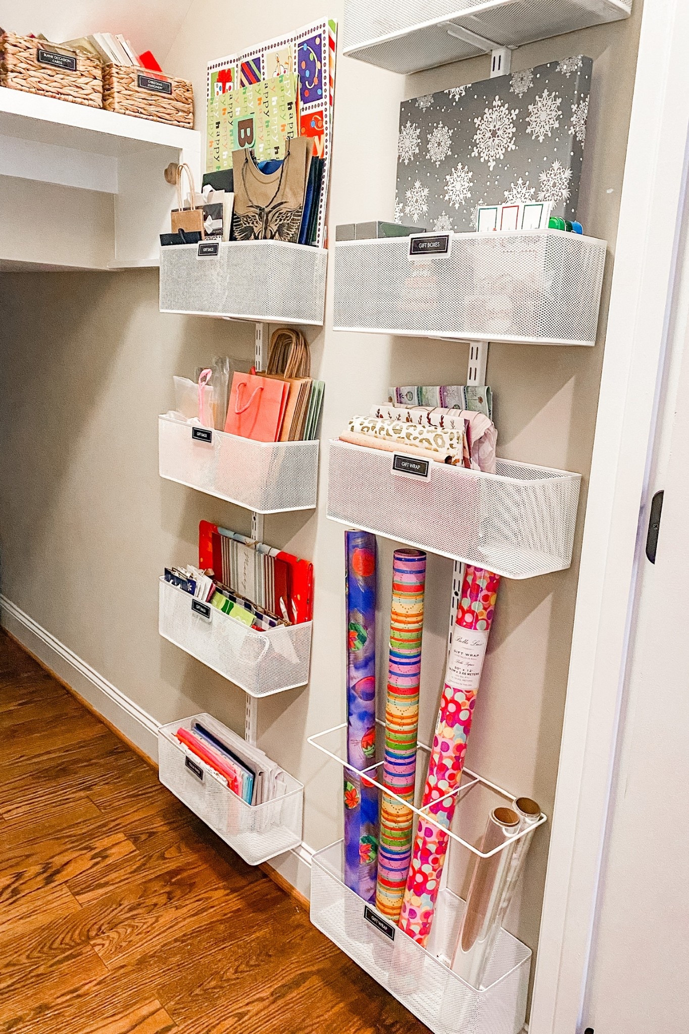 A holiday-ready home starts with functional spaces behind the scenes, like utilizing this under-the-stairs closet as storage for gift wrap and holiday decor. We can transform a space like this in just one day…DM us to book a session.

🎁 Comment GIFTWRAP to grab links to our favorite gift wrap storage solutions.

#LTKHoliday #LTKHome #LTKSeasonal