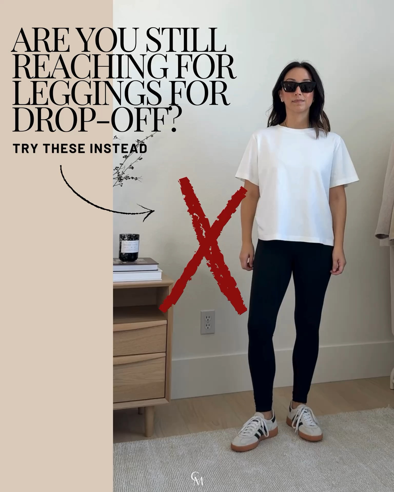 These are the kind of drop-off outfits I reach for - comfortable, practical, and still feel put together.

Look 1:
Gap shacket petite xs - old, linked similar
Madewell tee 
Varley shorts small 
Minnow sweater small 
Amazon socks 
Bimba Y Lola sneakers 5 - run big 
Aritzia tote - sold out, linked similar
Polo Ralph Lauren hat 
Dorsey James necklace 15” 
Electric Picks earrings

Look 2:
Joe’s jacket small. Could also wear the xs 
Jcrew tee medium 
Ruti pants 4 petite 
Reformation flats 5 
Quince bag small - sold out, linked large
Polo hat 
Dorsey James necklace 15” 
Electric picks earring

Look 3:
Gap x Doen shirt xs - old, linked similar 
Madewell tank small 
Gap Factory linen blend pants petite xs 
Amazon Jelly flats 5.5 
Mansur Gavriel tote 
Polo Ralph Lauren hat 
J.Crew earrings 
Dorsey James Necklace 15"

Look 4:
Varley tank small 
Varley zip through xs 
Varley shorts small 
Amazon socks 
Zara sneakers 6 
Celine sunglasses 
The Row bag - small 
Electric Picks earrings 
Dorsey James necklace 15”

Look 5:
Vince jacket xs 
Aritzia tee medium 
Aritzia pants xs - linked similar
Black Suede Studio sandals 35 
The Row Park tote medium 
Polo Ralph Lauren hat 
Electric Picks earrings 
Dorsey James necklace 15”

Look 6:
Alex Mill cardigan small - print is old
Everlane tee medium 
Old Navy Leisure pants - old, linked similar
Adidas SL72 sneakers 5 women - old, linked similar
Mansur Gavriel tote 
YSL Sunglasses

#LTKmomlife #LTKPetite