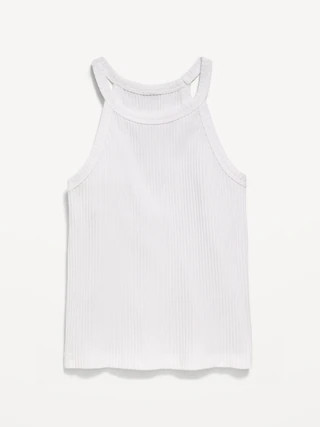 Fitted Ribbed Halter Tank Top for Toddler Girls | Old Navy (US)