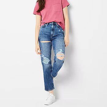 Arizona Juniors Womens Highest Rise Straight Leg Jean | JCPenney