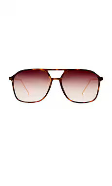 AIRE Cusp Sunglasses in Dark Tort, Gold, & Dark Brown Grad from Revolve.com | Revolve Clothing (Global)