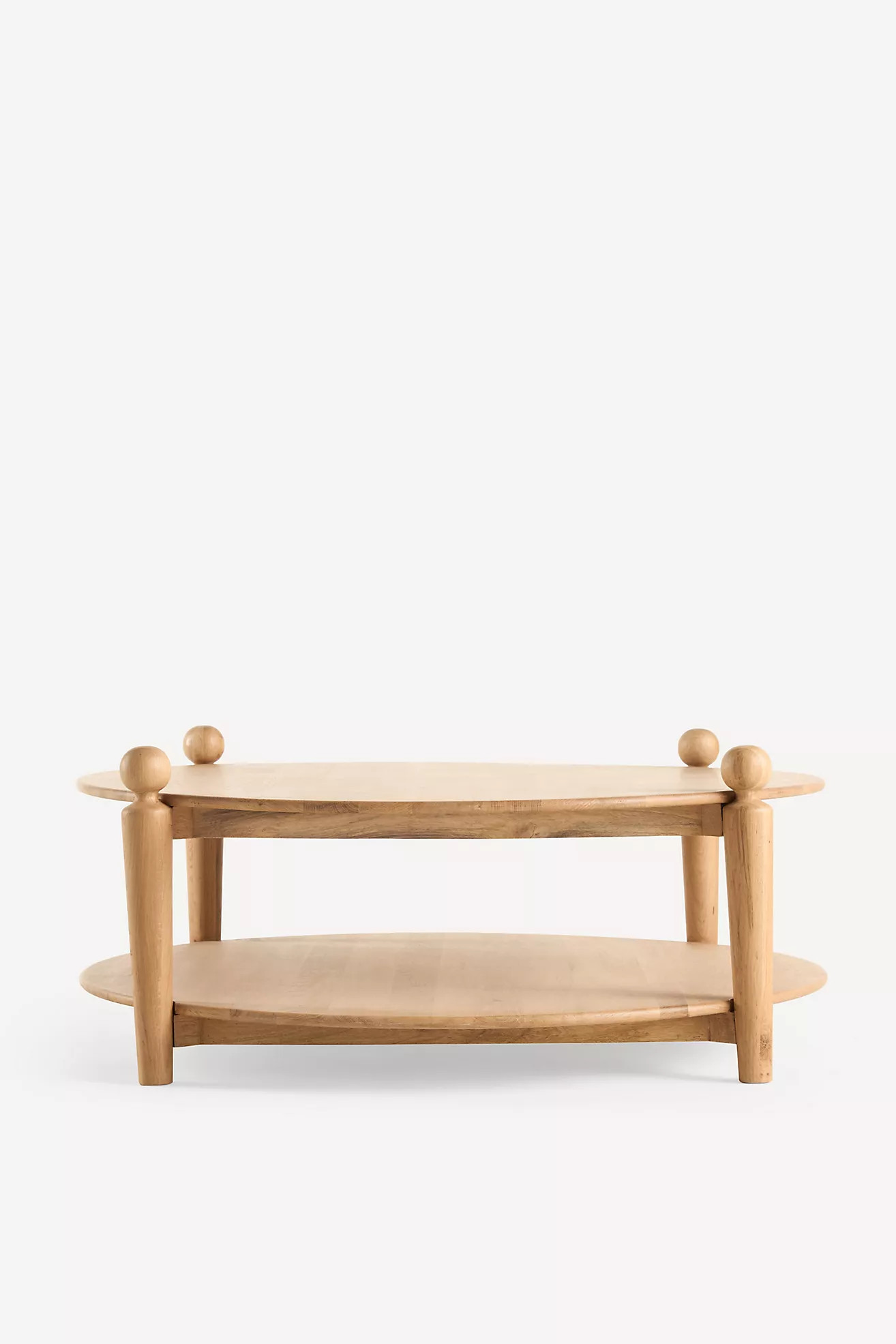 Roma Oak Round Coffee Table | Anthropologie (US)