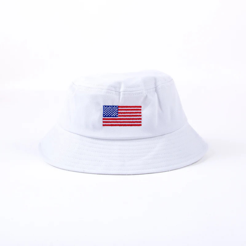 Kids Flag Embroidered Sun Hat | Classic Whimsy | Classic Whimsy