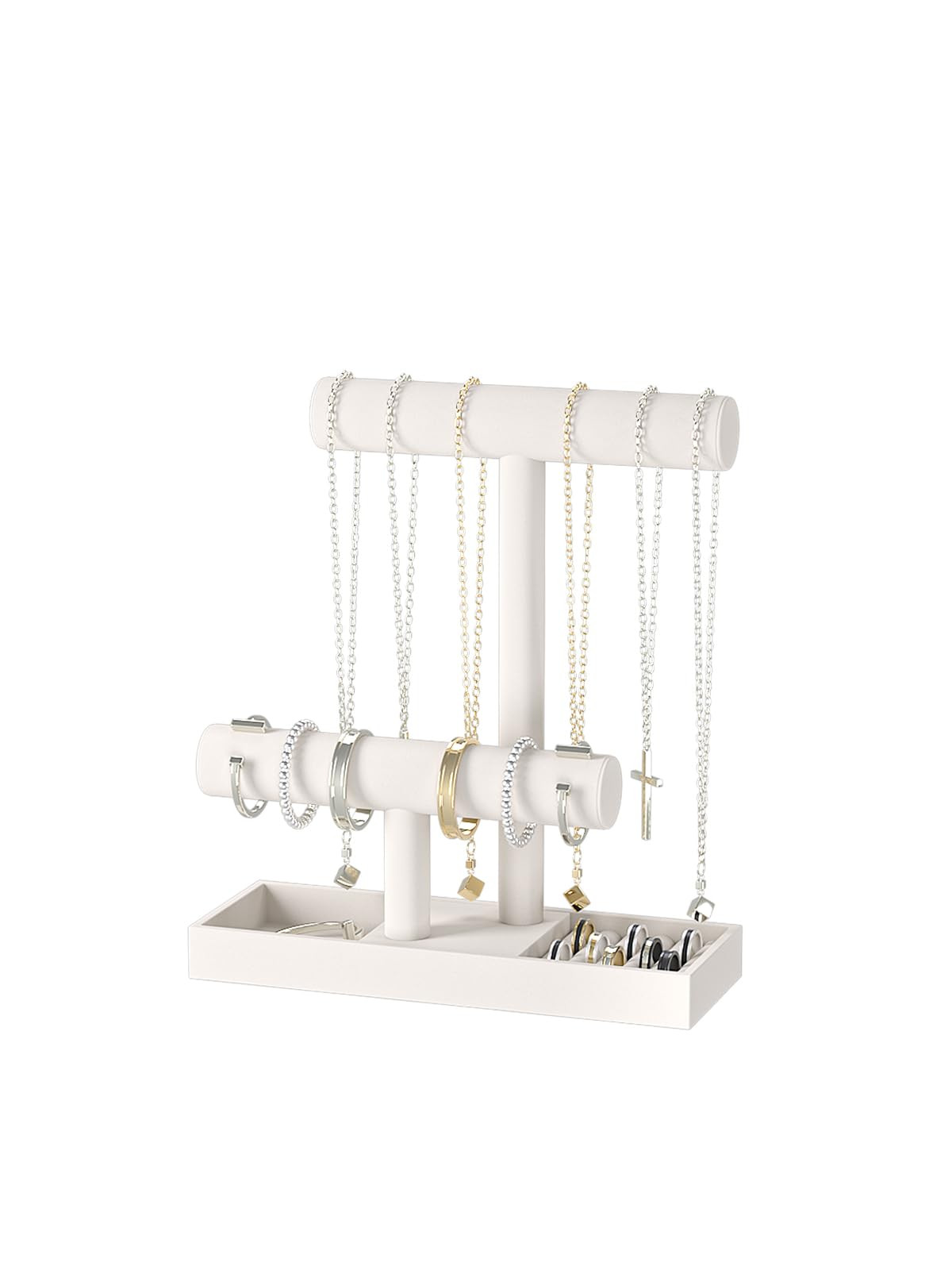 Bracelet and Necklace Holder,Velvet Jewelry Necklace Display Organizer Stand,bracelet Holder for ... | Amazon (US)