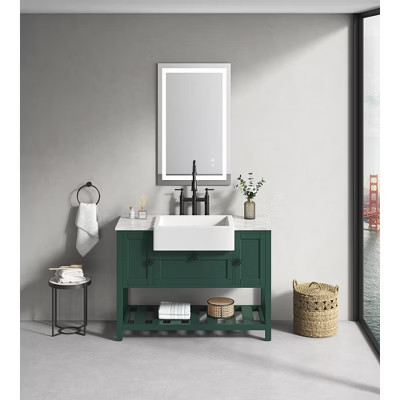 LED Bathroom Mirror 40inx 24inwith Front and Backlight, Large Dimmable Wall Mirrors with Anti-Fog, Memory, 3 Colors, LED Vanity Mirror | Target