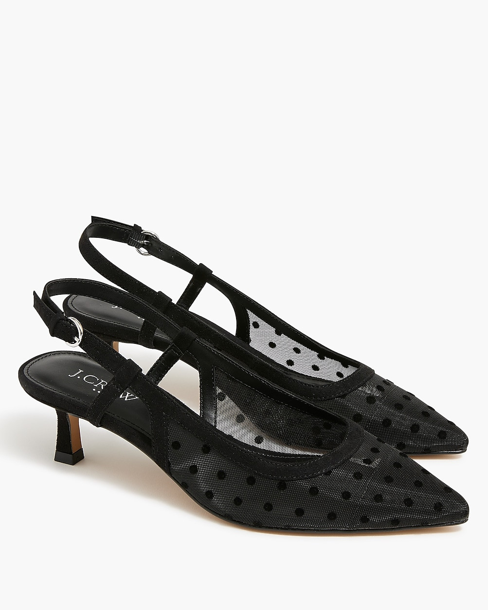 Mesh slingback heels | J.Crew Factory